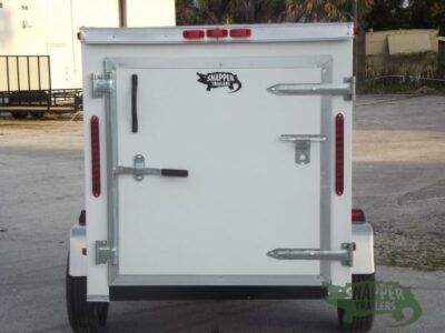 South Georgia Cargo 4x8 SA Trailer - White, Single Door, Side Door, Radial Tires - Image 14
