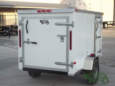 South Georgia Cargo 4x8 SA Trailer - White, Single Door, Side Door, Radial Tires - Image 10
