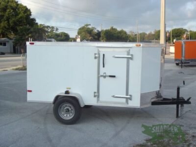 South Georgia Cargo 4x8 SA Trailer - White, Single Door, Side Door, Radial Tires - Image 8