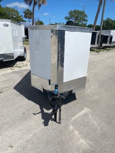 South Georgia Cargo 4x8 SA Trailer - White, Single Door - Image 8