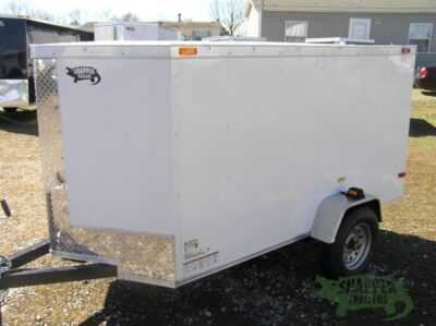 South Georgia Cargo 4x8 SA Trailer - White, Single Door - Image 2