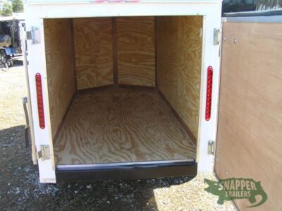 South Georgia Cargo 4x8 SA Trailer - White, Single Door - Image 5