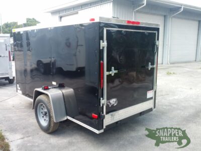 South Georgia Cargo 5x10 SA Trailer - Black, Ramp - Image 2