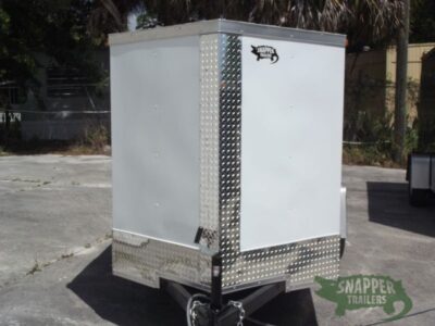 South Georgia Cargo 5x10 SA Trailer - White, Ramp, Side Door - Image 14