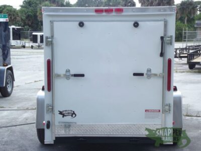 South Georgia Cargo 5x10 SA Trailer - White, Ramp, Side Door - Image 7