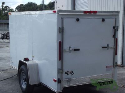 South Georgia Cargo 5x10 SA Trailer - White, Ramp, Side Door - Image 5