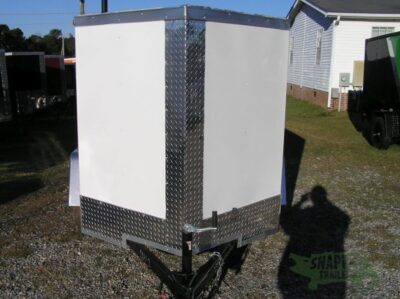 South Georgia Cargo 5x6 SA Trailer - White, Single Door - Image 13