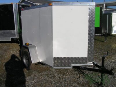 South Georgia Cargo 5x6 SA Trailer - White, Single Door - Image 12