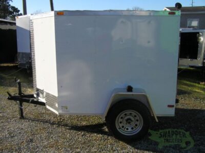 South Georgia Cargo 5x6 SA Trailer - White, Single Door - Image 3