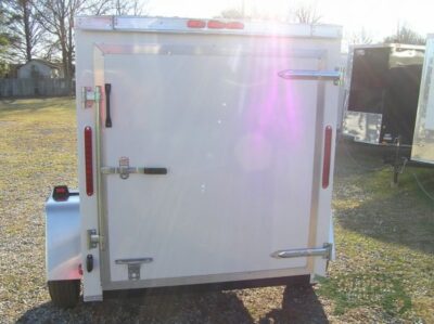 South Georgia Cargo 5x6 SA Trailer - White, Single Door - Image 7