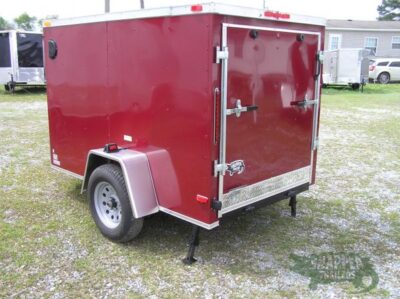 South Georgia Cargo Custom 5x8 SA Trailer - Brandywine, Ramp, Side Door, Stabilizer Jacks, Side Vents - Image 5