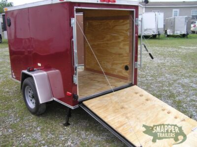 South Georgia Cargo Custom 5x8 SA Trailer - Brandywine, Ramp, Side Door, Stabilizer Jacks, Side Vents - Image 4