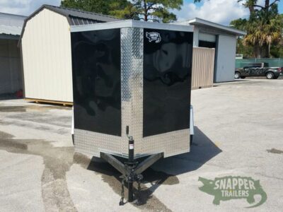 South Georgia Cargo 5x8 SA Trailer - Black, Double Doors - Image 14