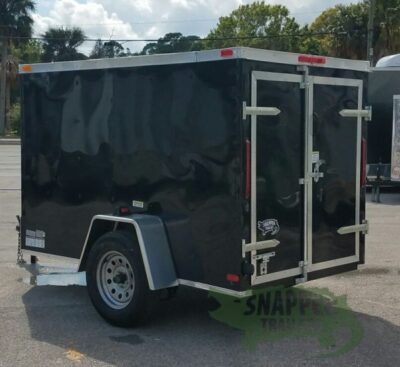 South Georgia Cargo 5x8 SA Trailer - Black, Double Doors - Image 5
