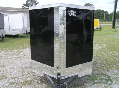 South Georgia Cargo Custom 5x8 SA Trailer - Black, Ramp, Side Door, Side Vents, D-Rings - Image 13