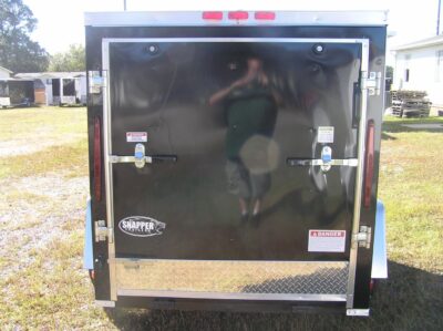 South Georgia Cargo 5x8 SA Trailer - Black, Ramp - Image 7