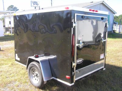 South Georgia Cargo 5x8 SA Trailer - Black, Ramp - Image 5
