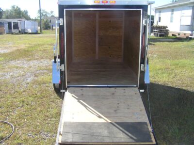 South Georgia Cargo 5x8 SA Trailer - Black, Ramp - Image 6