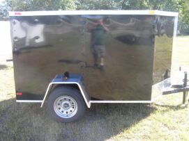 South Georgia Cargo 5x8 SA Trailer - Black, Ramp