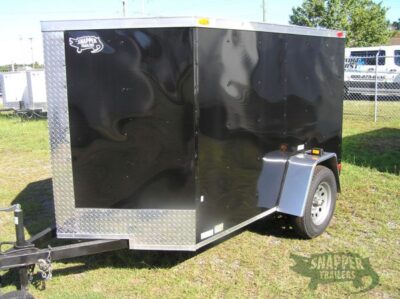 South Georgia Cargo 5x8 SA Trailer - Black, Single Door - Image 2