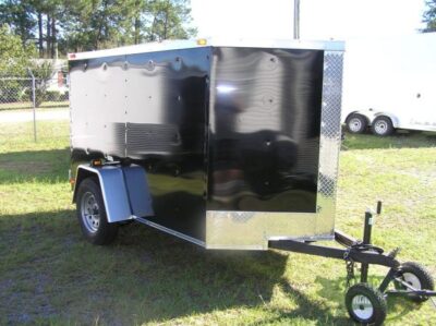 South Georgia Cargo 5x8 SA Trailer - Black, Single Door - Image 11