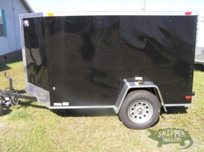 South Georgia Cargo 5x8 SA Trailer - Black, Single Door - Image 3