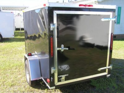 South Georgia Cargo 5x8 SA Trailer - Black, Single Door - Image 5