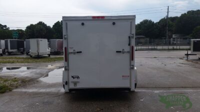 South Georgia Cargo 6x10 SA Trailer - White, Ramp, Side Door - Image 7