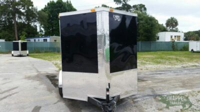 South Georgia Cargo Custom 6x10 TA Trailer - Black, Ramp, Side Door, Electrical Package, Side Vents, D-Rings - Image 13