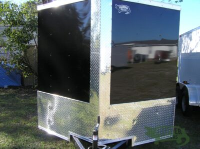 South Georgia Cargo 7x14 TA Trailer - BlacK, Ramp, Side Door - Image 13