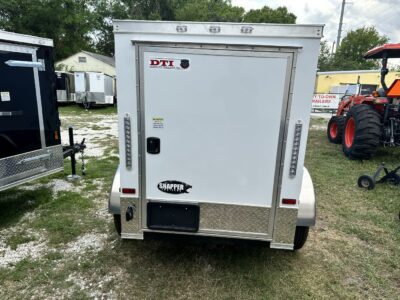 Douglas Trailers 4x6 SA Trailer - White, Rear Swing Door - Image 4
