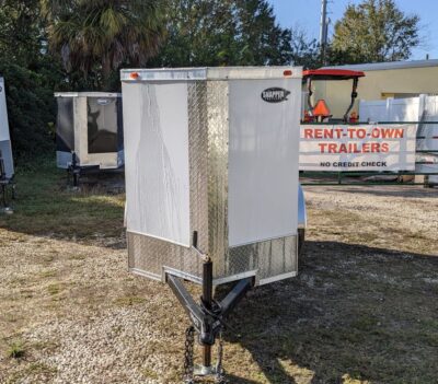 Douglas Trailers 4x8 SA Trailer - Black, Rear Swing Door - Image 10