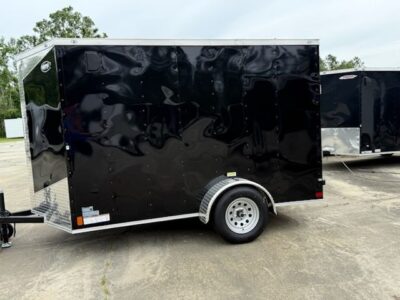 Douglas Trailers  6x10SAL - Blk, R, RV, +3 Height, 4xFloor D-Ring, ATP Fenders - Image 4