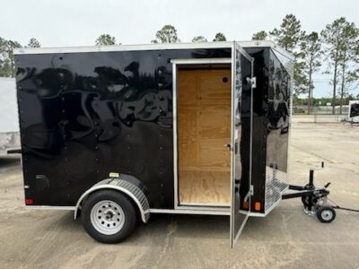 Douglas Trailers  6x10SAL - Blk, R, RV, +3 Height, 4xFloor D-Ring, ATP Fenders - Image 9