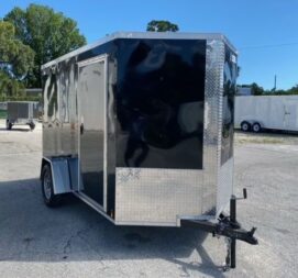 Douglas Trailers  6x10SAL - Blk, R, RV, +3 Height