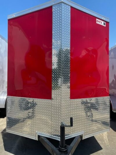 Diamond Cargo 6x12 SA Trailer - Red, Ramp, Side Door, Extra Height, Insulated - Image 6