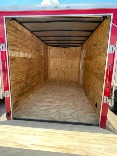 Diamond Cargo 6x12 SA Trailer - Red, Ramp, Side Door, Extra Height, Insulated - Image 2