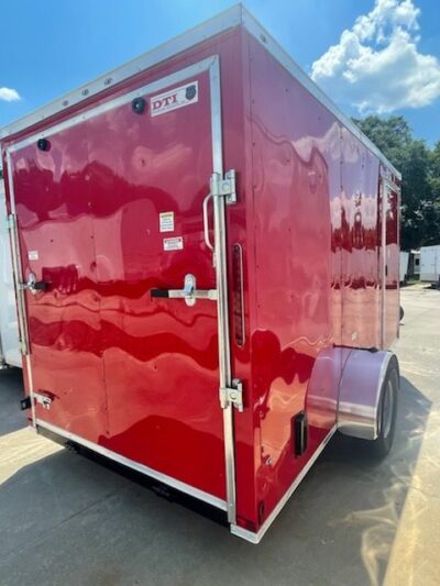 Diamond Cargo 6x12 SA Trailer - Red, Ramp, Side Door, Extra Height, Insulated - Image 4