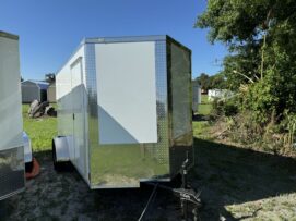 Douglas Trailers  6x12SAL - Wh .080 Poly, R, RV, +3 Height