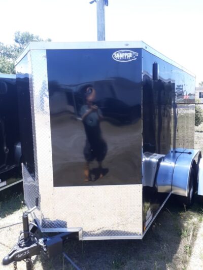 Douglas Trailers 6x12 TA Trailer - Black, Ramp, Side Door - Image 2