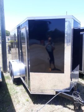 Douglas Trailers  6x12TA2L - Blk, R, RV, +3 Height