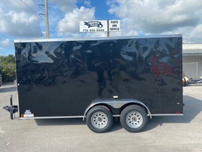 Douglas Trailers 6x14 TA Trailer - Black, Ramp, Side Door - Image 3