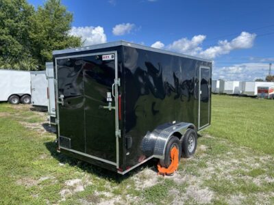 Douglas Trailers 6x14 TA Trailer - Black, Ramp, Side Door - Image 8