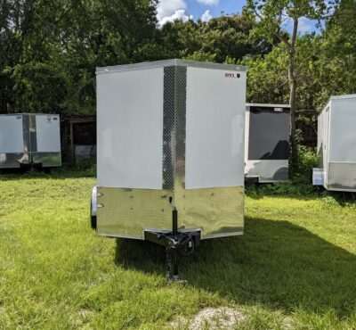 Douglas Trailers 6x14 TA Trailer - White, Ramp, Side Door - Image 10