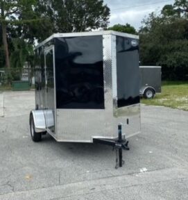 Douglas Trailers  6x8SAL - Blk, DD, RV, +3 Height