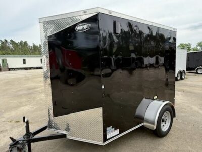 Douglas Trailers 6x8 SA Trailer - Black, Ramp - Image 8