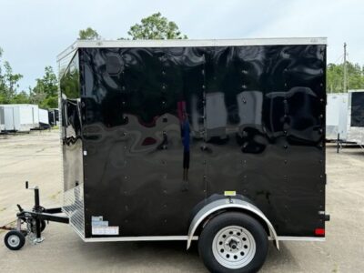 Douglas Trailers 6x8 SA Trailer - Black, Ramp - Image 5