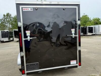 Douglas Trailers 6x8 SA Trailer - Black, Ramp - Image 2