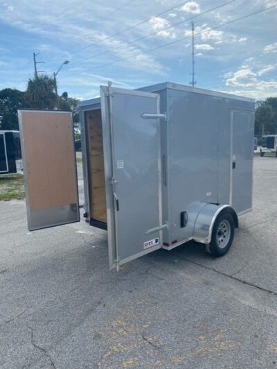 Douglas Trailers 6x8 SA Trailer - White, Ramp - Image 7