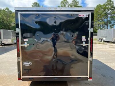 Douglas Trailers 7x12 SA Trailer - Black, Ramp, Side Door - Image 8